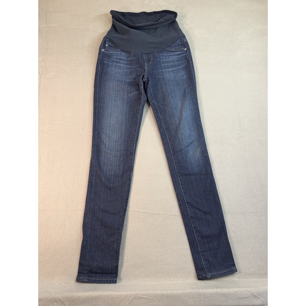 G Adriano Goldschmied P Collection Maternity Skinny Jeans 26R Dark Wash